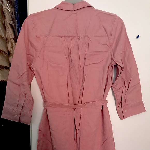 NWT Utility Tiebelt Shirt Dress - Picture 4 of 7